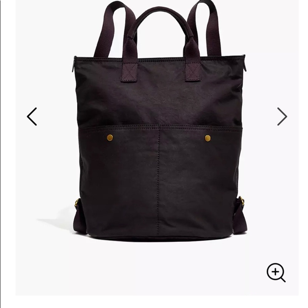 Madewell Milan convertible backpack green